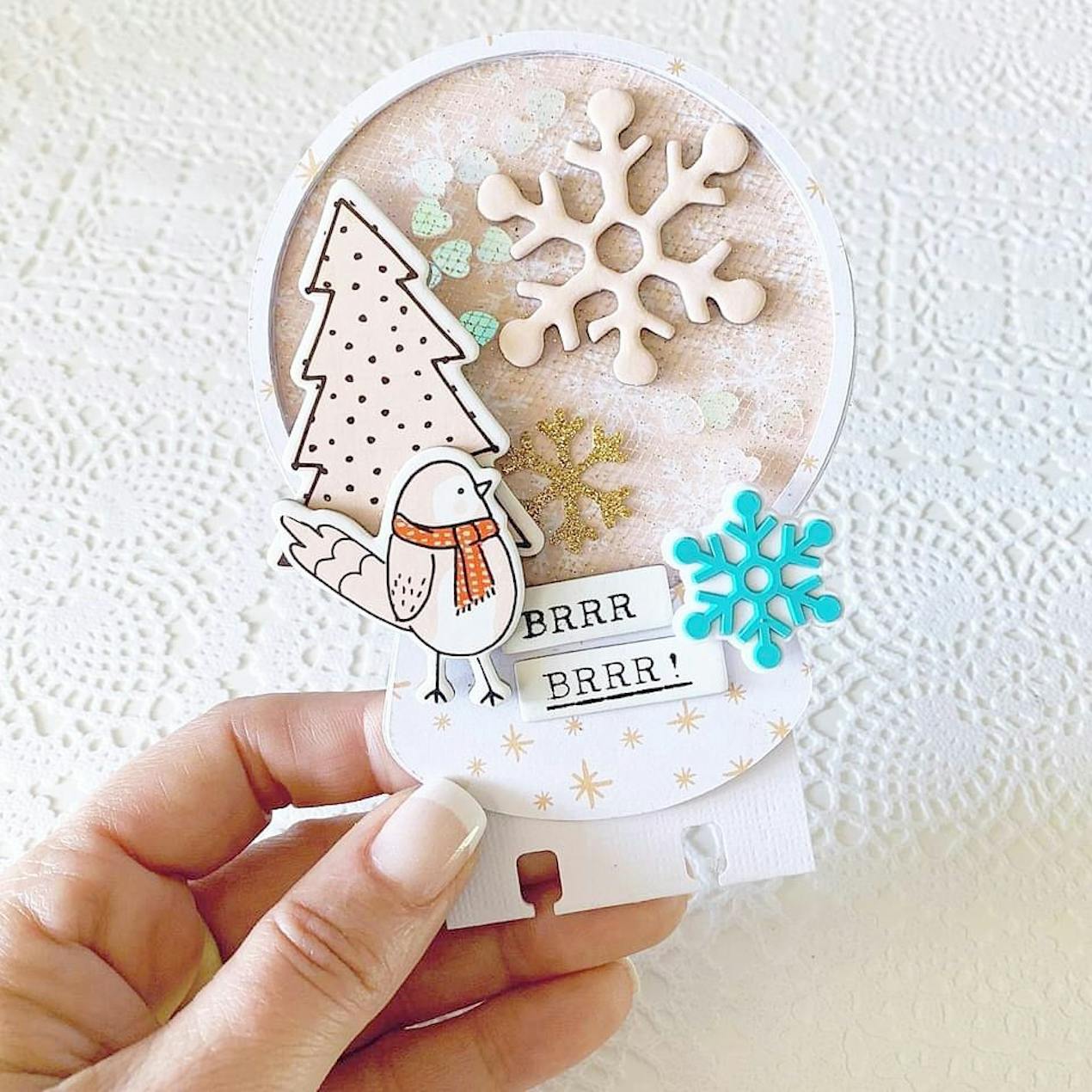 DIY Christmas Card by Rachel Lowe
