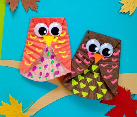 DIY easy owl craft for kids