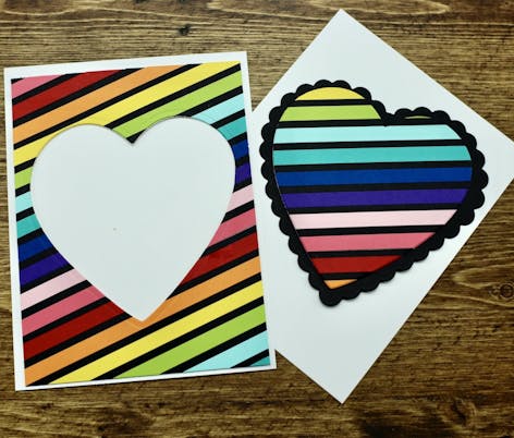 Three ways to create awesome rainbow elements with cardstock | LoveCrafts