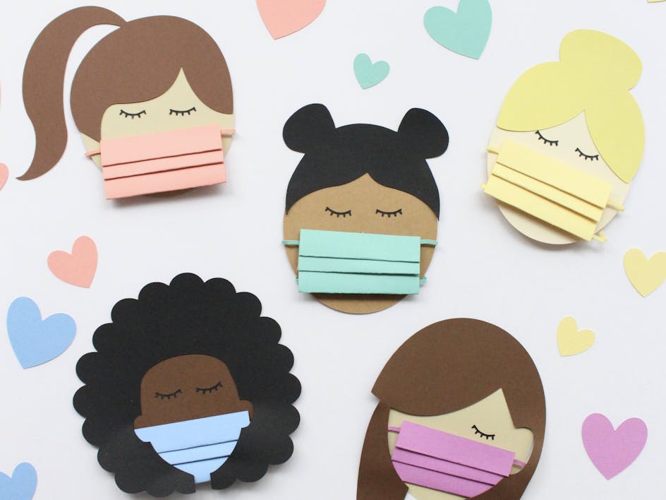 "I'm masking you to be mine!" - Make a super sweet Valentine's card with a twist