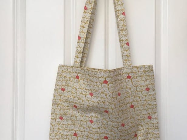 How to sew a simple tote bag