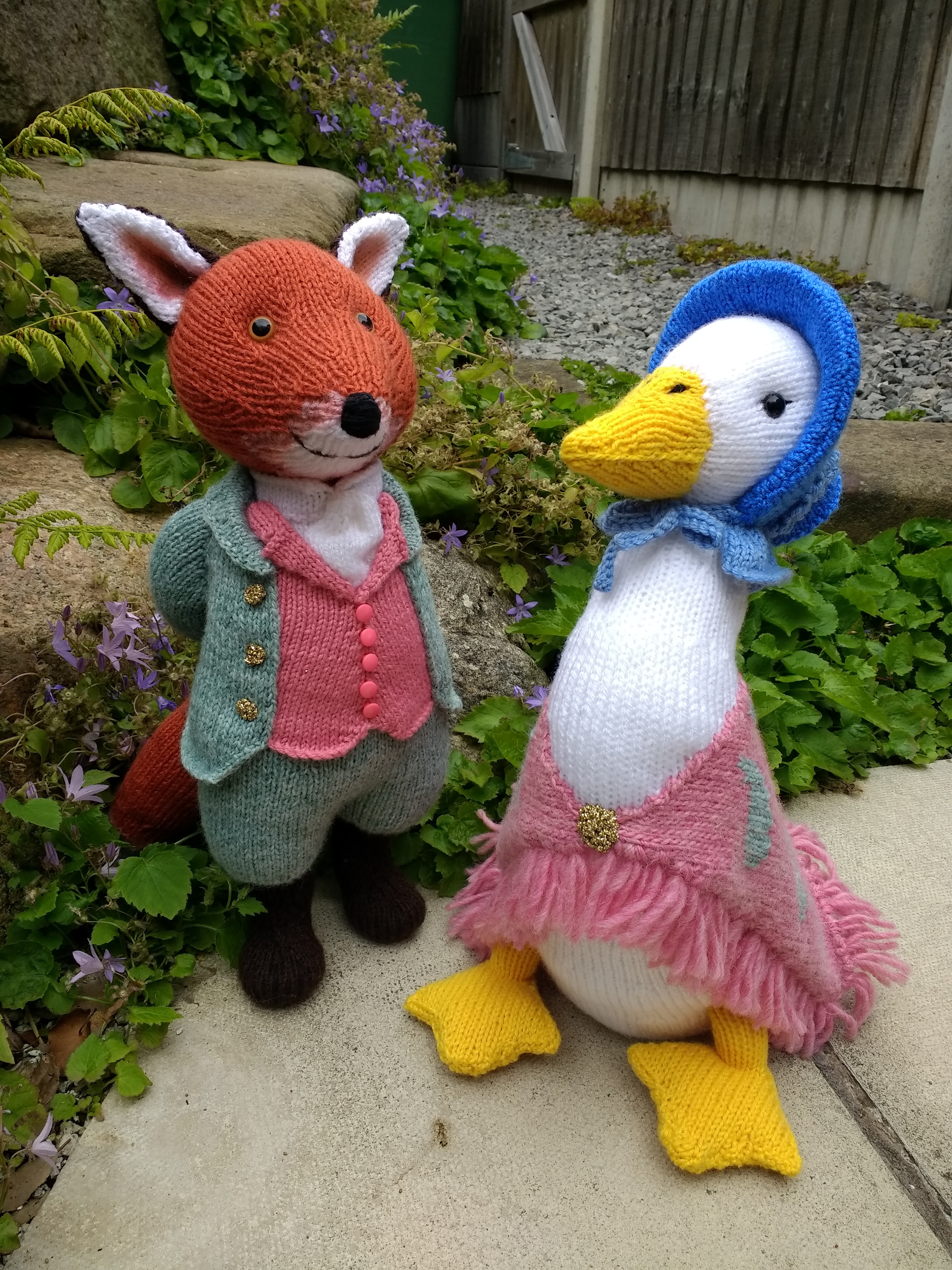 Christine R's Jemima Puddle-Duck Meets Mr Tod