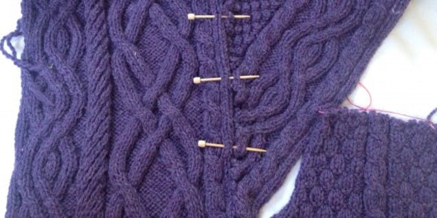 how to work mattress stitch with Amy Kaspar