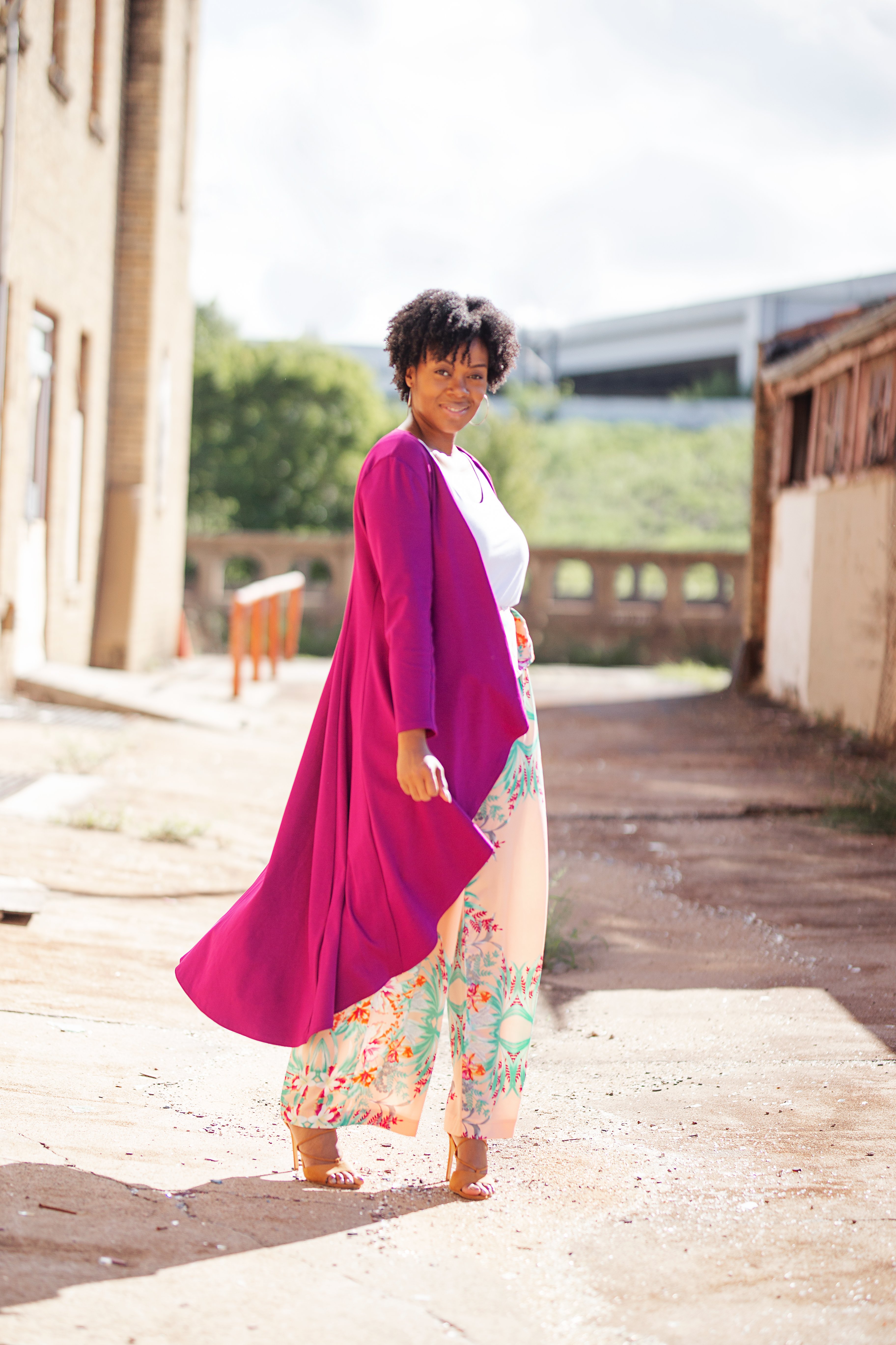 Madison Waterfall Long Cardigan sewing pattern