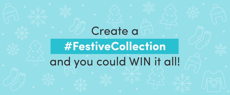 Create a festive collection and you could win it all!