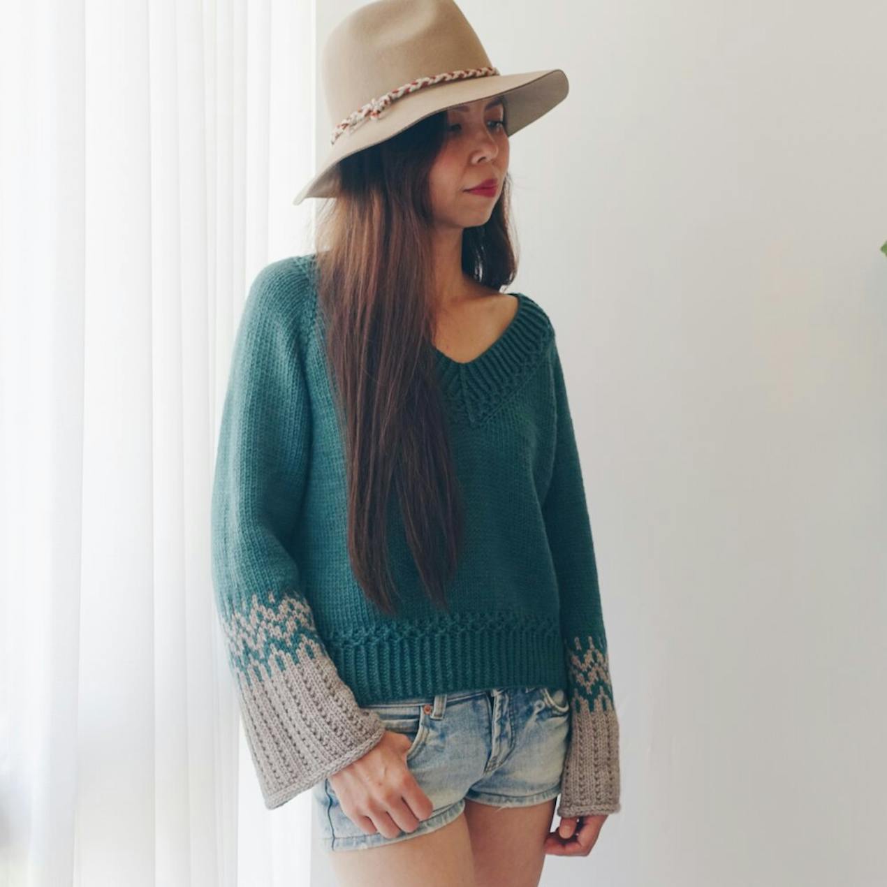 Idle Wanderer sweater knitting pattern