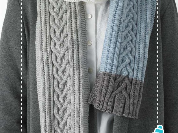 Heart Warming Scarf in MillaMia Naturally Soft Merino