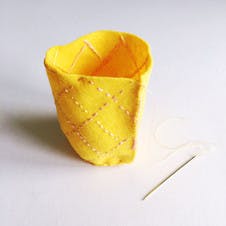 Sew Yeah free tutorial to sew your own pin cushion pineapple