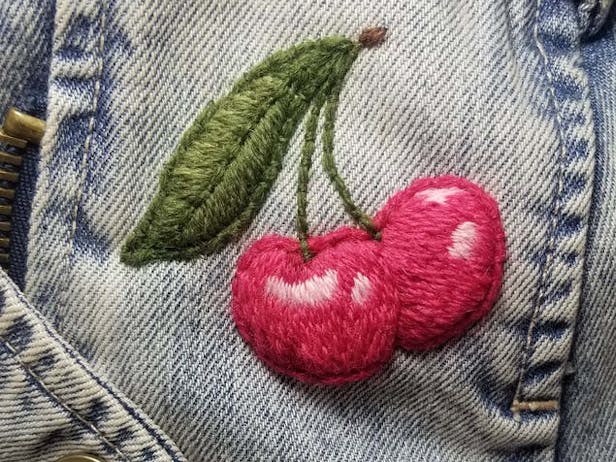 How to embroider on clothes