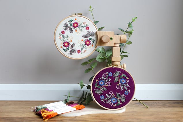 Autumn and Winter Bloom Embroidery patterns