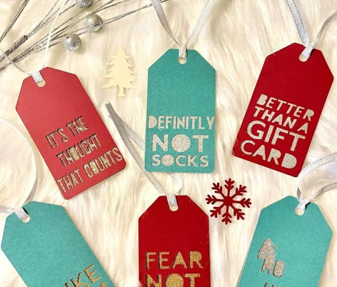 Christmas gift tags by Decoraciones Yani