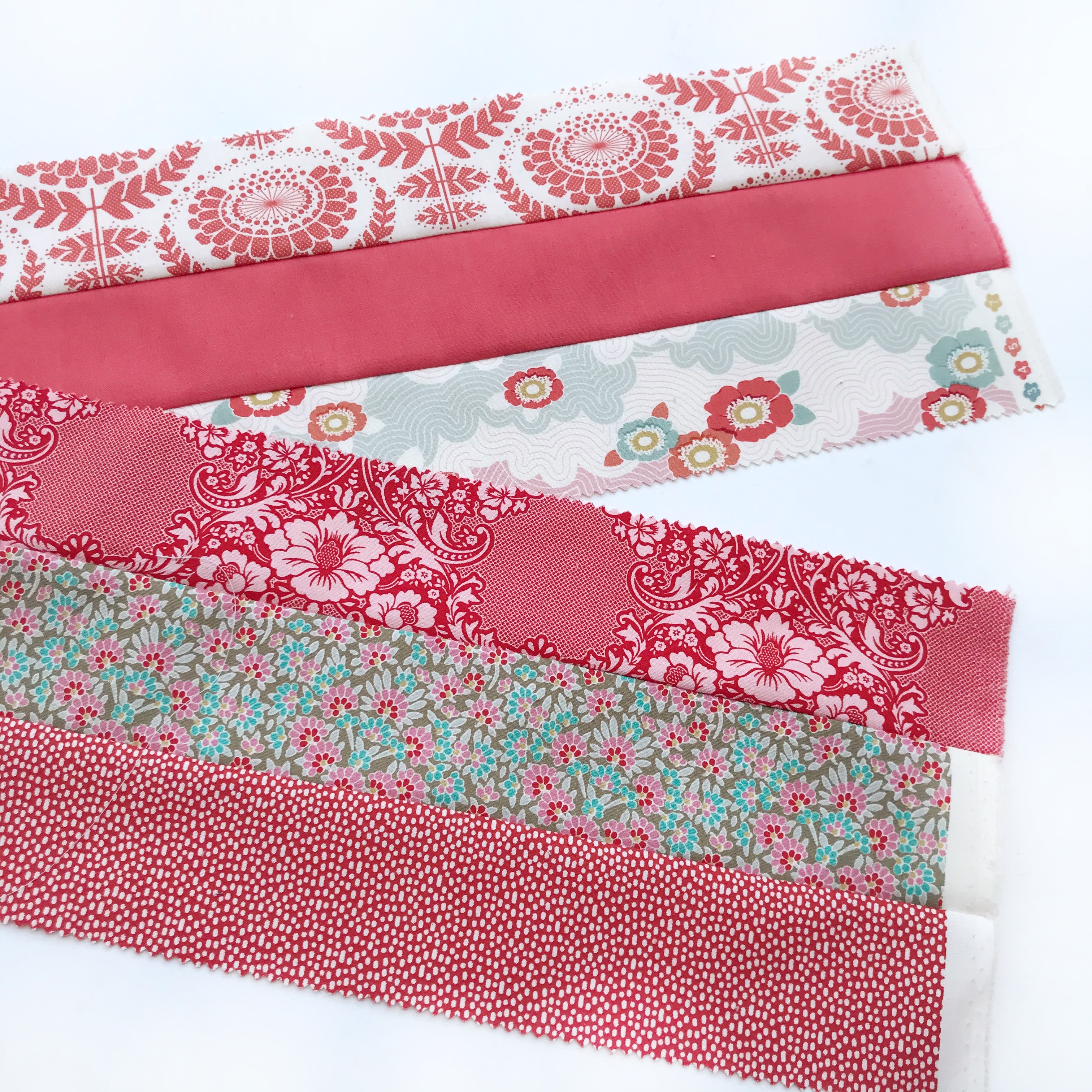 orange strips in rows