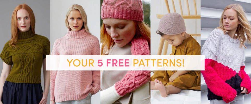 Your 5 Free Patterns