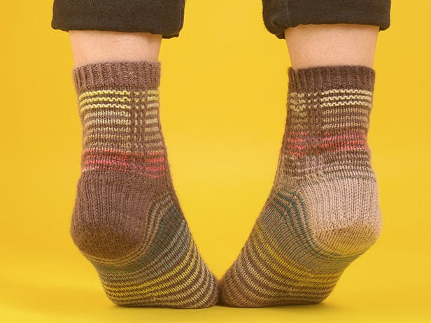 Sunset Socks in Paintbox Yarns Socks
