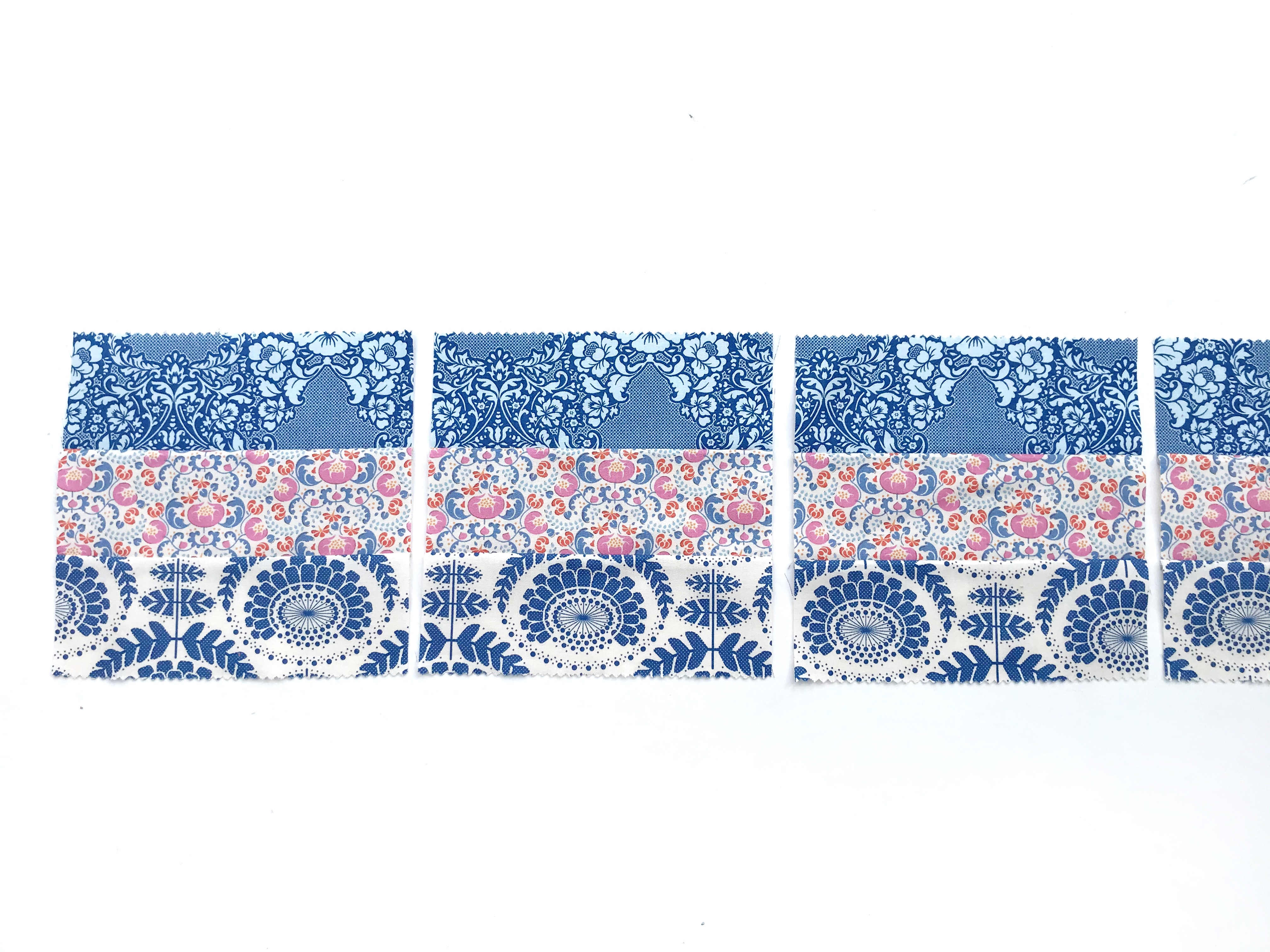 alternating horizontal and  vertical