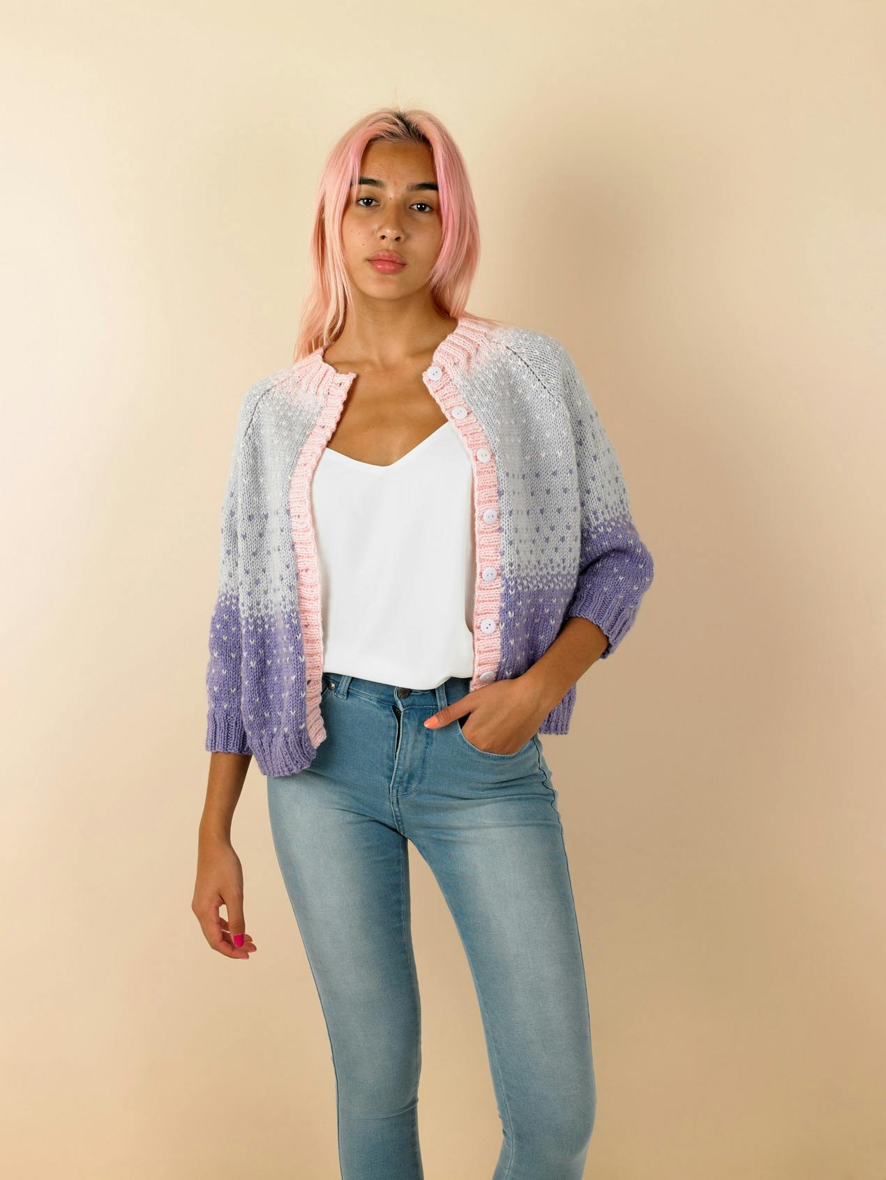 Buttons Paintbox Confetti Cardigan