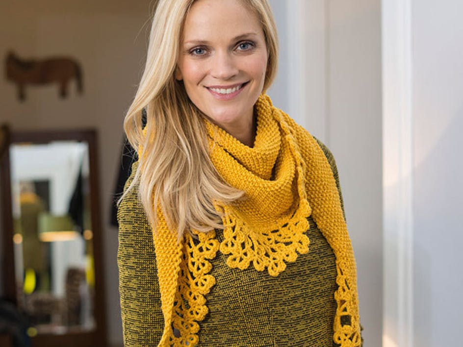 How to add crochet edging to your knitting