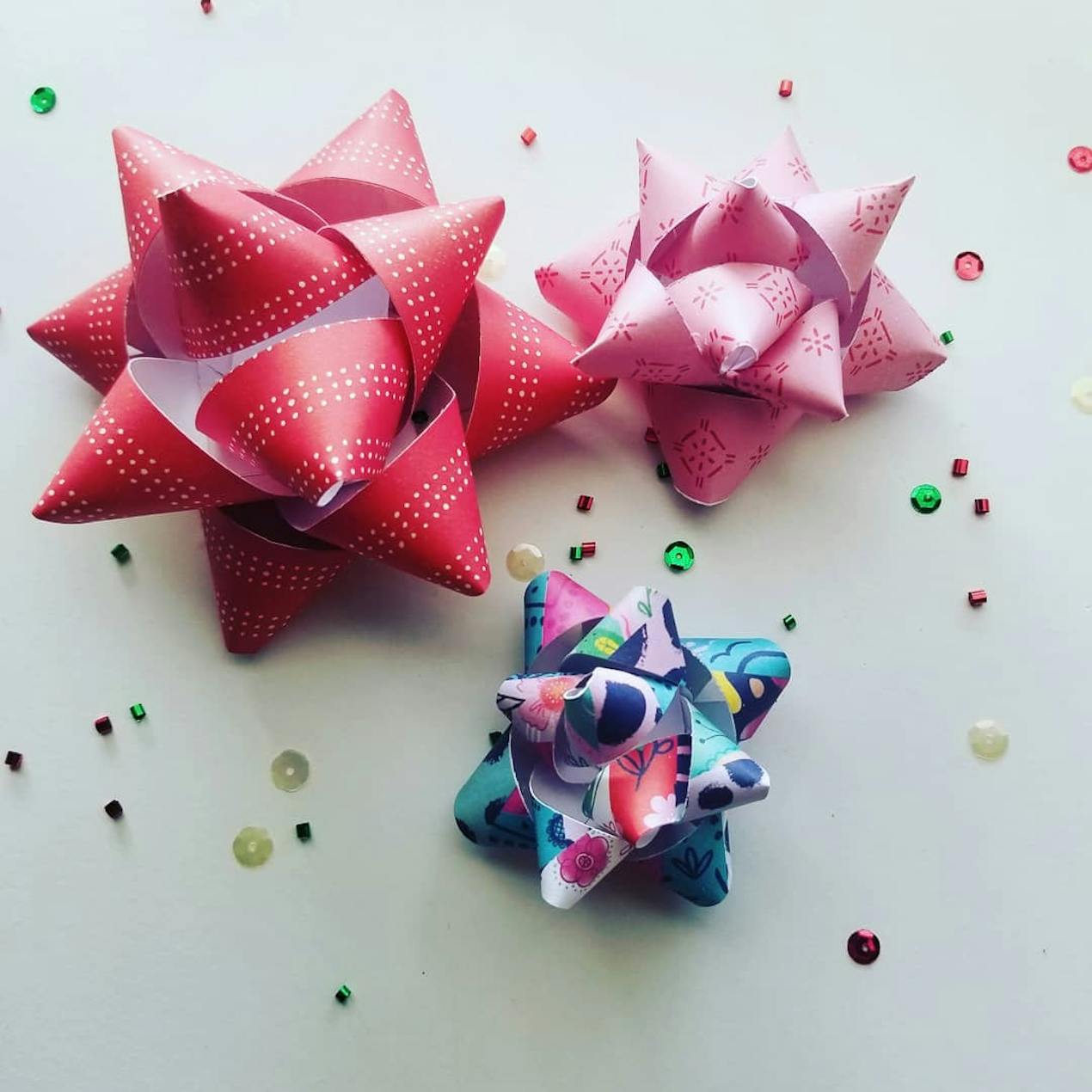 The Daily Life of Creativity DIY paper bows