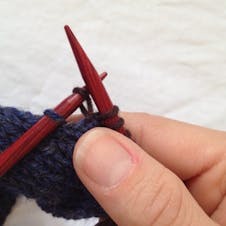 step Step 1 - Pick up and knit
