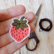 cut out embroidery patch