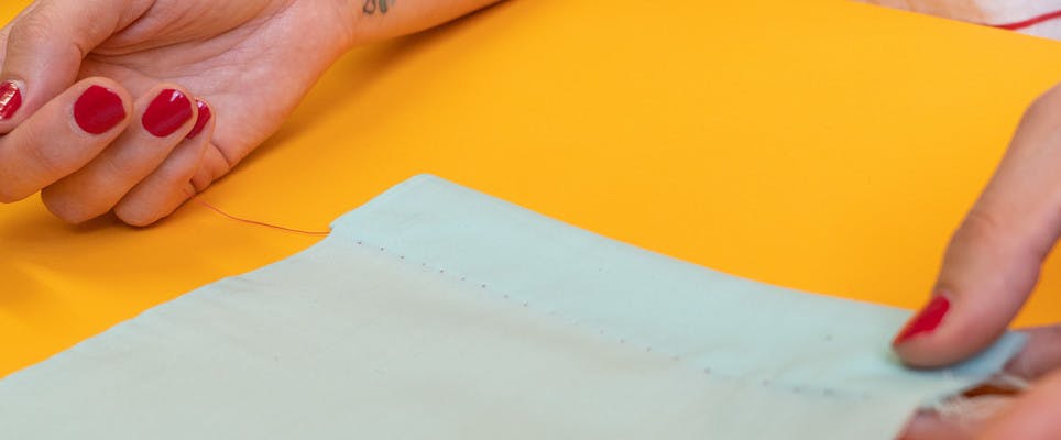 How to sew an invisible hem