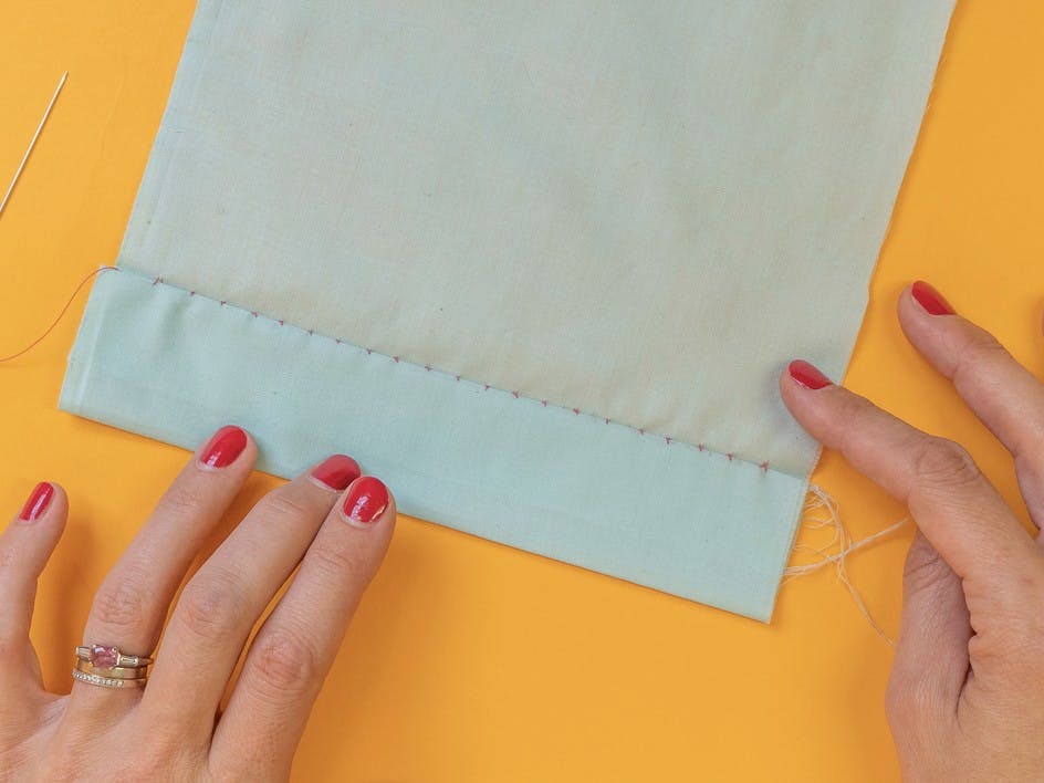 How to sew an invisible hem