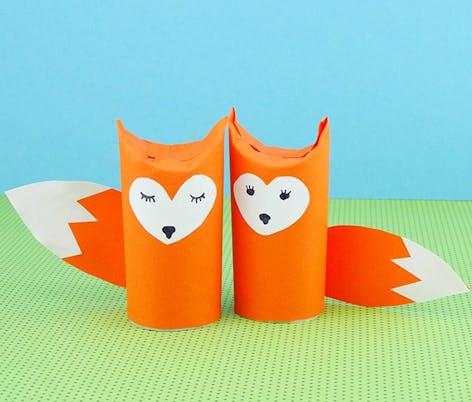 Fox toilet roll paper crafts